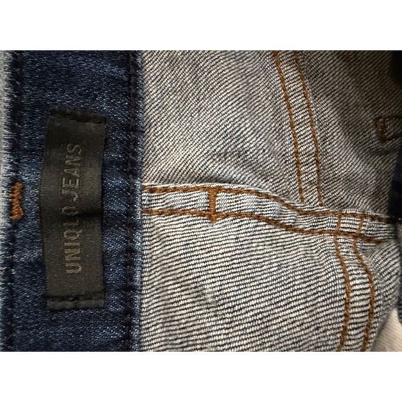 Rare Item Uniqlo Women’s Jeans Blue Denim Straight/Skinny Fit Size 3 (26-27) - Picture 4 of 8